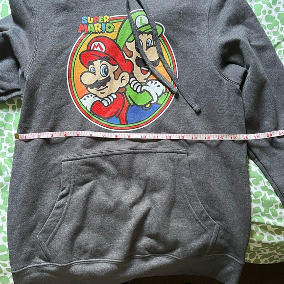 Nintendo Mario Luigi Back to Back Pull Over Hoodie - Small - Picture 4 of 4